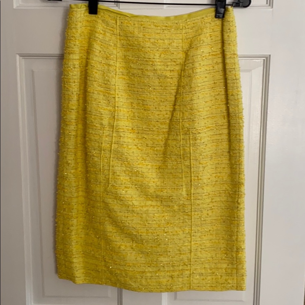 New Nina Ricci yellow/lemon skirt